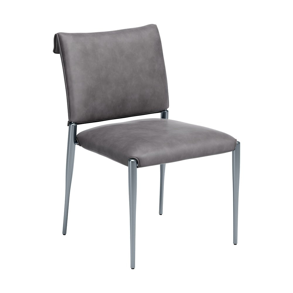 Silla Comercial para Desayunador - ZUO FREESIA - Varios Colores - Asiento y Respaldo Tapizados en Piel Sintética - 111153 - Zuo - NOGAL BEAT - Silla Comercial Interior