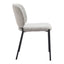 Silla Comercial para Desayunador - ZUO PLAT - Gris - Asiento y Respaldo Tapizados en Tejido Texturizado - 110348 - Zuo - NOGAL BEAT - Silla Comercial Interior