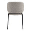 Silla Comercial para Desayunador - ZUO PLAT - Gris - Asiento y Respaldo Tapizados en Tejido Texturizado - 110348 - Zuo - NOGAL BEAT - Silla Comercial Interior