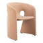 Silla Comercial para Desayunador - ZUO ROSYTH - Camel - Asiento y Respaldo Tapizados - 110125 - Zuo - NOGAL BEAT - Silla Comercial Interior