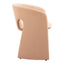 Silla Comercial para Desayunador - ZUO ROSYTH - Camel - Asiento y Respaldo Tapizados - 110125 - Zuo - NOGAL BEAT - Silla Comercial Interior