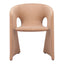 Silla Comercial para Desayunador - ZUO ROSYTH - Camel - Asiento y Respaldo Tapizados - 110125 - Zuo - NOGAL BEAT - Silla Comercial Interior