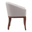 Silla Comercial para Desayunador - ZUO SERASA - Gris - Asiento y Respaldo Tapizados - 109978 - Zuo - NOGAL BEAT - Silla Comercial Interior