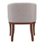 Silla Comercial para Desayunador - ZUO SERASA - Gris - Asiento y Respaldo Tapizados - 109978 - Zuo - NOGAL BEAT - Silla Comercial Interior