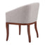 Silla Comercial para Desayunador - ZUO SERASA - Gris - Asiento y Respaldo Tapizados - 109978 - Zuo - NOGAL BEAT - Silla Comercial Interior