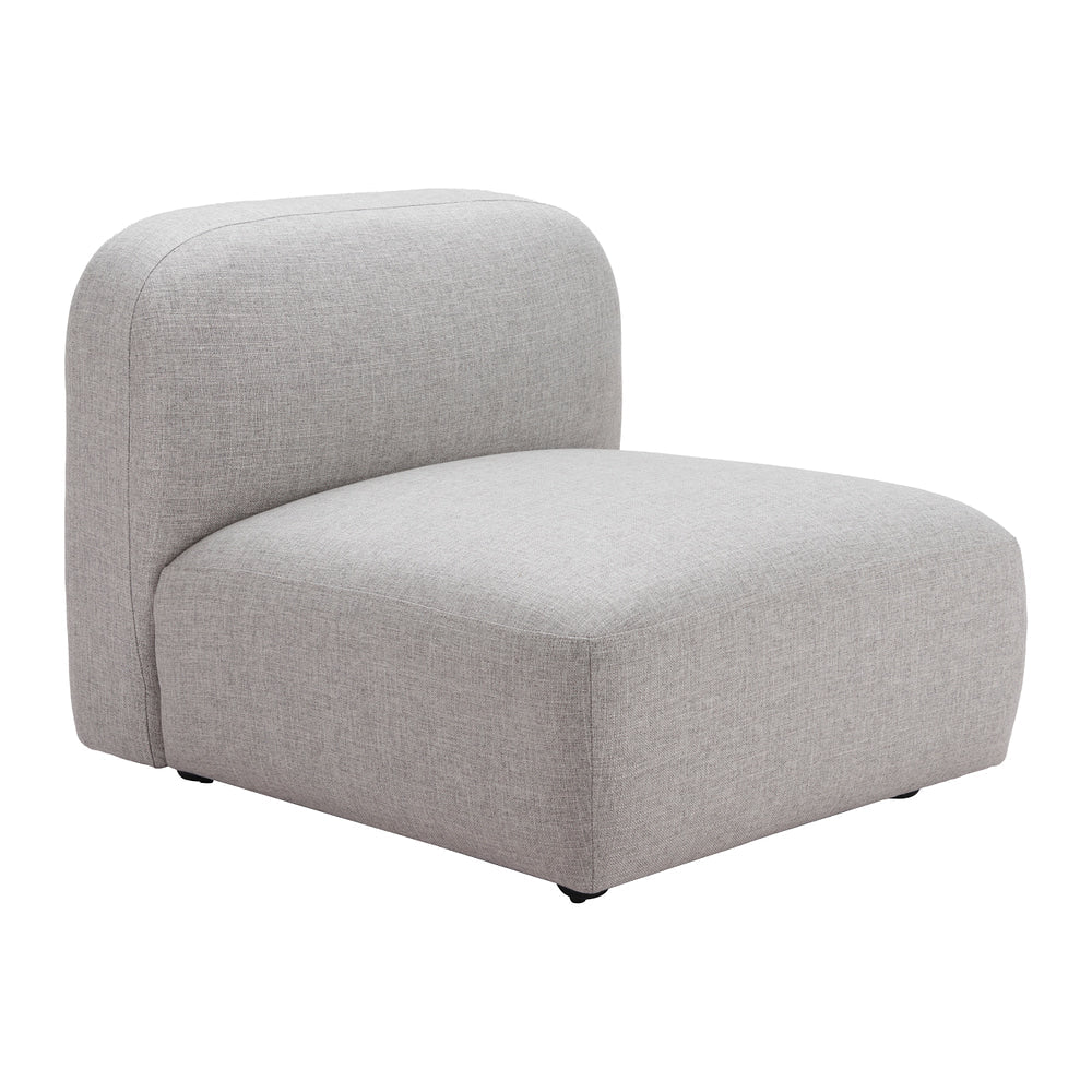 Silla Comercial para Food Court - ZUO BIAK MIDDLE - Gris - Asiento y Respaldo Tapizados - 110367 - Zuo - NOGAL BEAT - Silla Comercial Interior