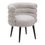 Silla Comercial para Food Court - ZUO GRENA - Gris Neblina - Asiento y Respaldo Tapizados en Tejido Texturizado - 110005 - Zuo - NOGAL BEAT - Silla Comercial Interior