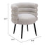 Silla Comercial para Food Court - ZUO GRENA - Gris Neblina - Asiento y Respaldo Tapizados en Tejido Texturizado - 110005 - Zuo - NOGAL BEAT - Silla Comercial Interior