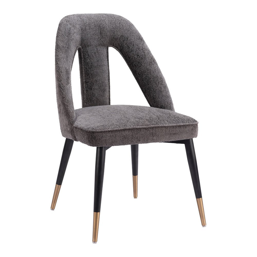 Silla Comercial para Hotel - ZUO ARTUS - Varios Colores - Asiento y Respaldo Tapizados en Tejido Texturizado - 110003 - Zuo - NOGAL BEAT - Silla Comercial Interior