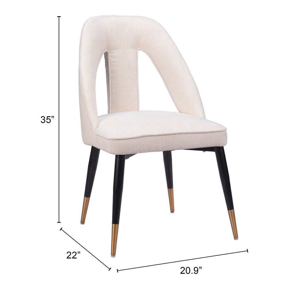 Silla Comercial para Hotel - ZUO ARTUS - Varios Colores - Asiento y Respaldo Tapizados en Tejido Texturizado - 110002 - Zuo - NOGAL BEAT - Silla Comercial Interior