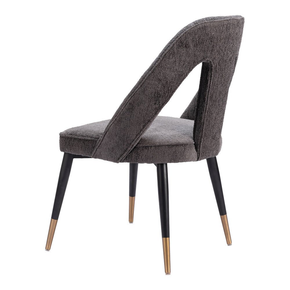 Silla Comercial para Hotel - ZUO ARTUS - Varios Colores - Asiento y Respaldo Tapizados en Tejido Texturizado - 110003 - Zuo - NOGAL BEAT - Silla Comercial Interior