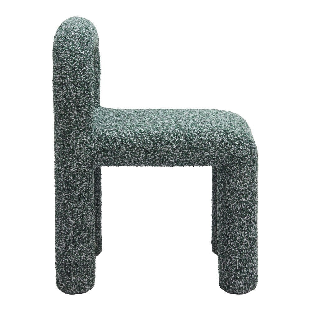 Silla Comercial para Hotel - ZUO ARUM - Verde Nevado - Asiento y Respaldo Tapizados en Tela Tipo Borrego - 109988 - Zuo - NOGAL BEAT - Silla Comercial Interior