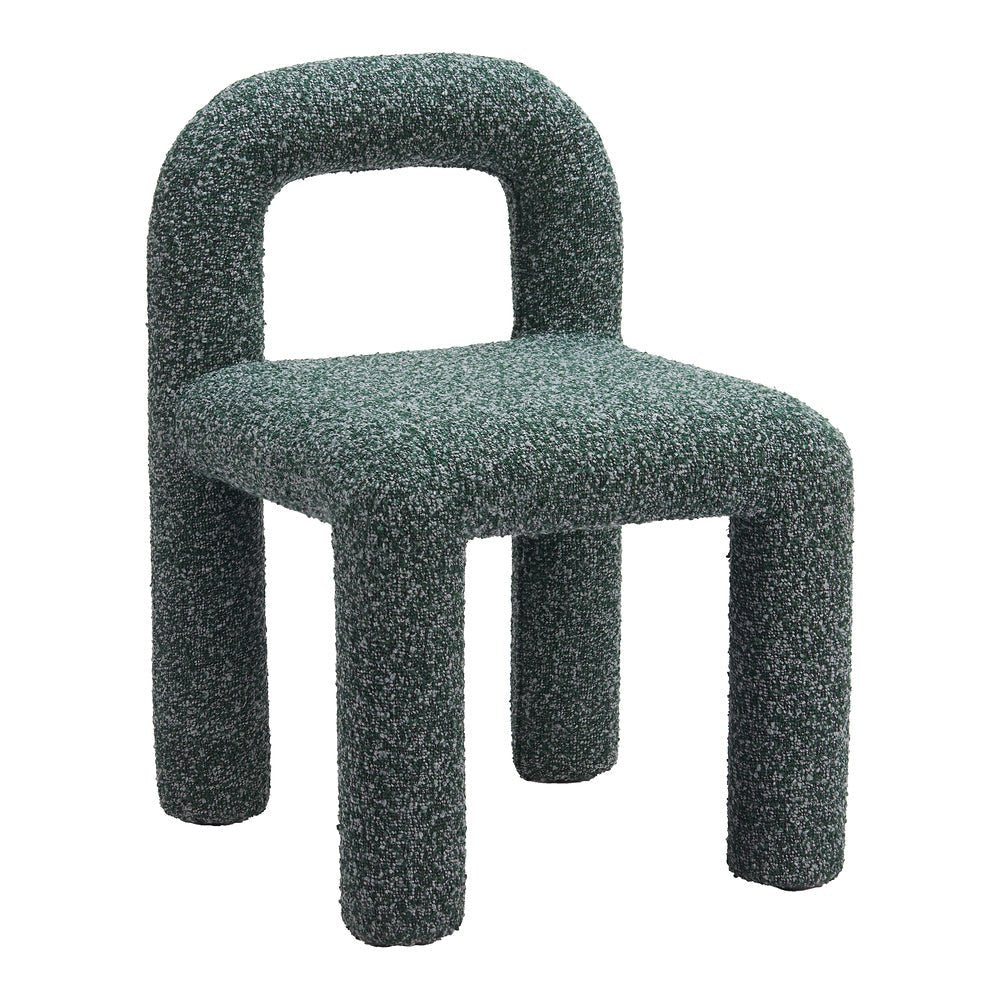 Silla Comercial para Hotel - ZUO ARUM - Verde Nevado - Asiento y Respaldo Tapizados en Tela Tipo Borrego - 109988 - Zuo - NOGAL BEAT - Silla Comercial Interior