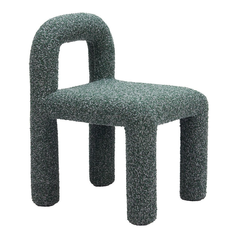Silla Comercial para Hotel - ZUO ARUM - Verde Nevado - Asiento y Respaldo Tapizados en Tela Tipo Borrego - 109988 - Zuo - NOGAL BEAT - Silla Comercial Interior