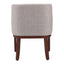 Silla Comercial para Hotel - ZUO BERBERA - Gris - Asiento y Respaldo Tapizados - 109977 - Zuo - NOGAL BEAT - Silla Comercial Interior