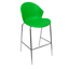 Silla comercial Albar PL-51 de polipropileno con estructura tubular de acero estibable