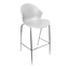 Silla comercial Albar PL-51 de polipropileno con estructura tubular de acero estibable