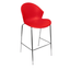 Silla comercial Albar PL-51 de polipropileno con estructura tubular de acero estibable