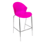 Silla comercial Albar PL-51 de polipropileno con estructura tubular de acero estibable