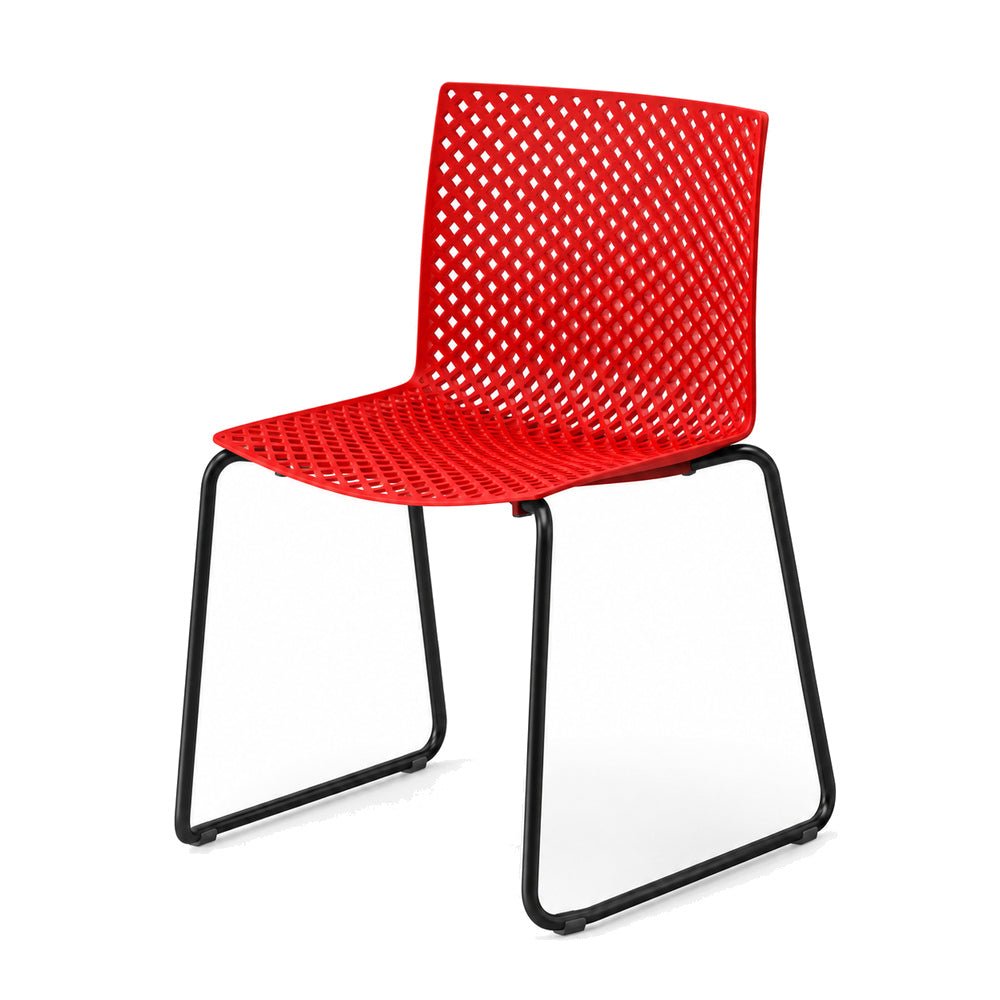 Silla Comercial Para Restaurante - LABENZE FULLER 155-20500 - Varios Colores - Patas Trineo - 155-20500-ESP - Labenze - NOGAL BEAT - Silla Comercial Interior
