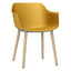Silla Comercial para Restaurante - RESOL SHAPE MADERA - Varios Colores - Asiento y Respaldo en Polipropileno - 05314 - Resol - NOGAL BEAT - Silla Comercial Interior