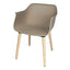 Silla Comercial para Restaurante - RESOL SHAPE MADERA - Varios Colores - Asiento y Respaldo en Polipropileno - 05311 - Resol - NOGAL BEAT - Silla Comercial Interior