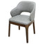 Silla Comercial para Restaurante y Cafetería - KINGSTRONG VISEO SILL0904947 - Varios Colores - Asiento y Respaldo Tapizados - SILL0904947 - Mundo In - NOGAL BEAT - Silla Comercial Interior