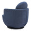 Silla Comercial para Restaurante - ZUO BANT - Azul - Asiento y Respaldo Tapizados en Tejido Texturizado - 110015 - Zuo - NOGAL BEAT - Silla Comercial Interior