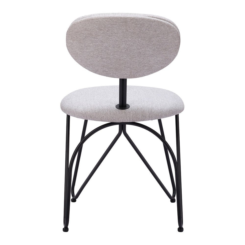Silla Comercial para Restaurante - ZUO NOVI - Varios Colores - Asiento y Respaldo Tapizados - 110017 - Zuo - NOGAL BEAT - Silla Comercial Interior