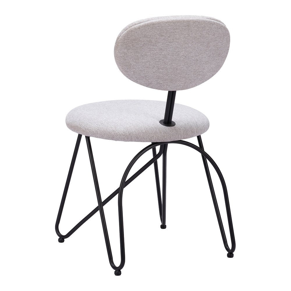 Silla Comercial para Restaurante - ZUO NOVI - Varios Colores - Asiento y Respaldo Tapizados - 110017 - Zuo - NOGAL BEAT - Silla Comercial Interior