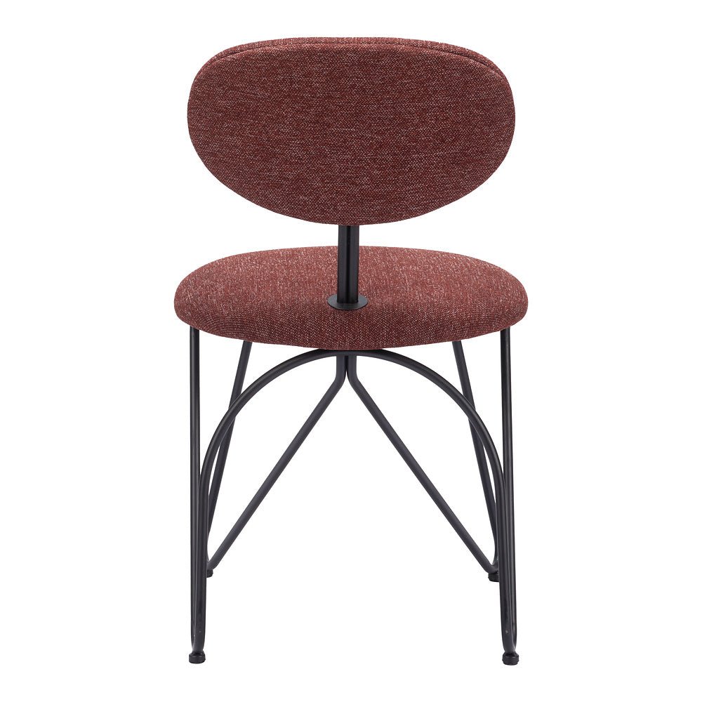 Silla Comercial para Restaurante - ZUO NOVI - Varios Colores - Asiento y Respaldo Tapizados - 110018 - Zuo - NOGAL BEAT - Silla Comercial Interior