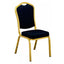 SILLA RESOL AMADEUS | Silla Apilable para Comedor | Aluminio Lacado | Espuma Inyectada Tapizada | Interior - 66111 - Resol - NOGAL BEAT - silla