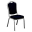 SILLA RESOL AMADEUS | Silla Apilable para Comedor | Aluminio Lacado | Espuma Inyectada Tapizada | Interior - 66111 - Resol - NOGAL BEAT - silla