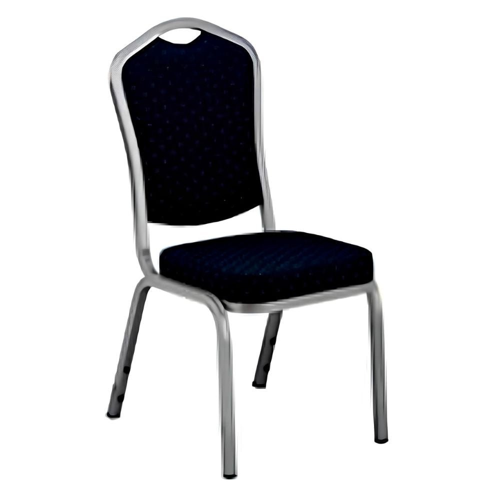 SILLA RESOL AMADEUS | Silla Apilable para Comedor | Aluminio Lacado | Espuma Inyectada Tapizada | Interior - 66111 - Resol - NOGAL BEAT - silla