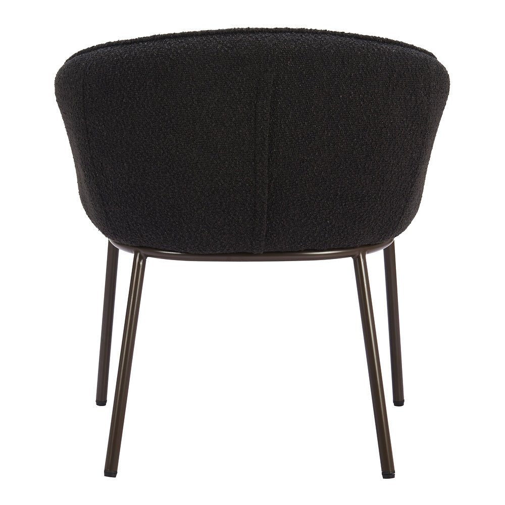 Silla Comercial para Salón de Eventos - ZUO ESSEN - Varios Colores - Asiento y Respaldo Tapizados en Tejido Texturizado - 110102 - Zuo - NOGAL BEAT - Silla Comercial Interior