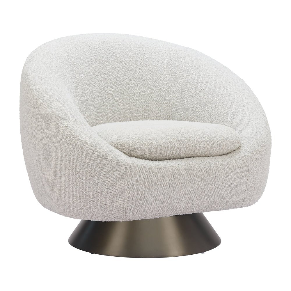 Silla Comercial para Salón de Eventos - ZUO MODAN - Gris Neblina - Asiento y Respaldo Tapizados en Tejido Texturizado - 110437 - Zuo - NOGAL BEAT - Silla Comercial Interior