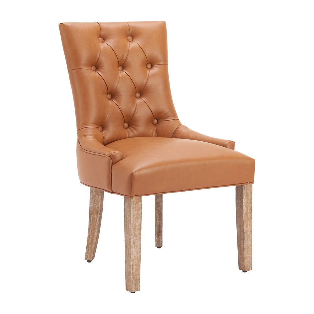 Silla Comercial para Salón de Eventos - ZUO NUBY - Café - Asiento y Respaldo Tapizados en Piel Sintética - 110786 - Zuo - NOGAL BEAT - Silla Comercial Interior