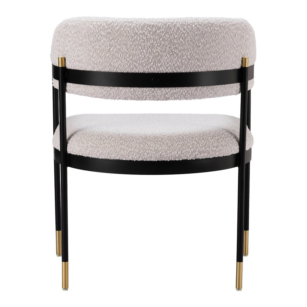 Silla Comercial para Salón de Eventos - ZUO ZADAR - Gris Neblina - Asiento y Respaldo Tapizados en Tejido Texturizado - 110000 - Zuo - NOGAL BEAT - Silla Comercial Interior