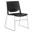 Silla comercial ALBAR A-630 con estructura de cold roll y respaldo y asiento de polipropileno