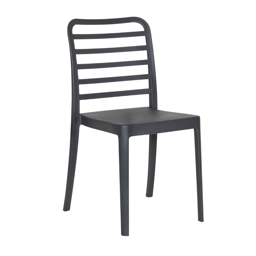 Silla comercial ALBAR AR-402A de polipropileno apilable para exteriores
