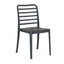 Silla comercial ALBAR AR-402A de polipropileno apilable para exteriores