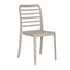 Silla comercial ALBAR AR-402A de polipropileno apilable para exteriores