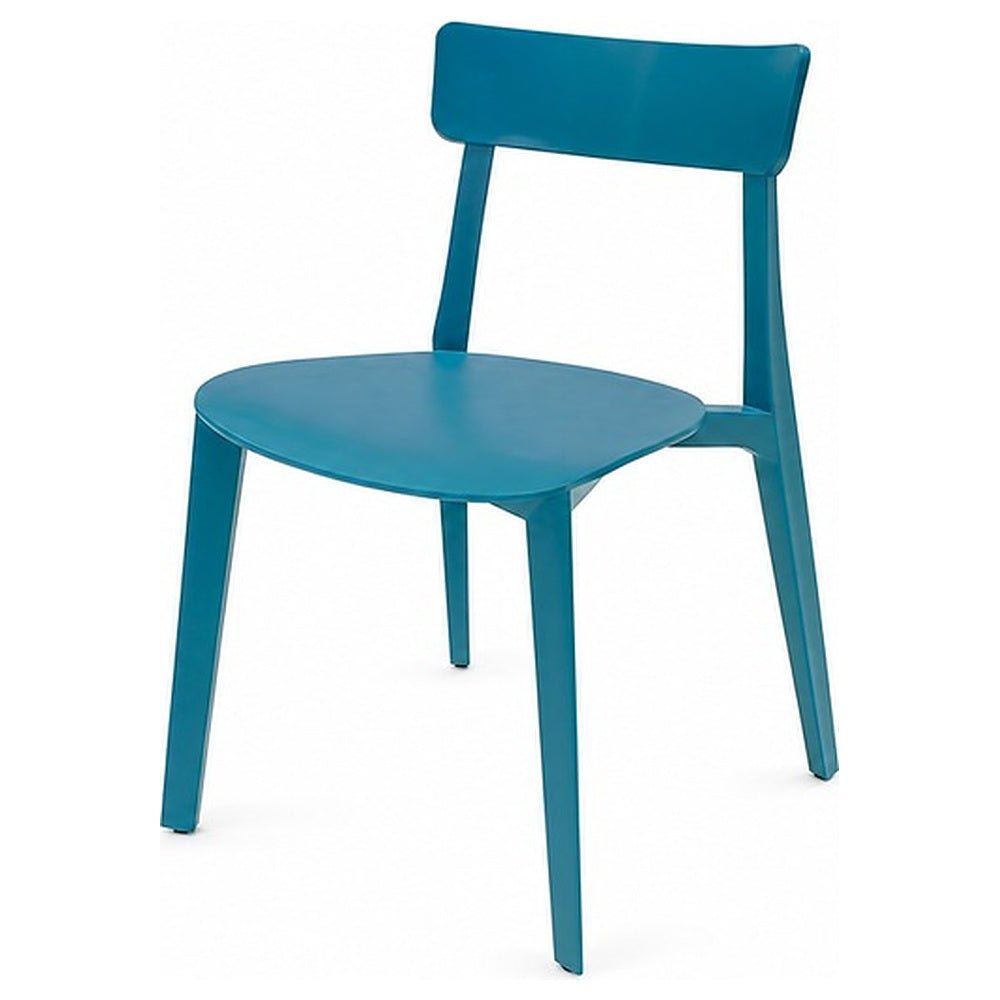 Silla Comercial para Terraza - KINGSTRONG BRIANZA SILL0025226 - Varios Colores - Asiento y Respaldo en Polipropileno - SILL0025226 - Mundo In - NOGAL BEAT - Silla Comercial Exterior