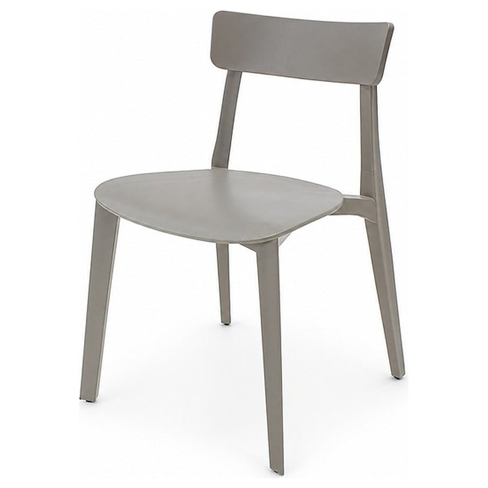 Silla Comercial para Terraza - KINGSTRONG BRIANZA SILL0025226 - Varios Colores - Asiento y Respaldo en Polipropileno - SILL0025226 - Mundo In - NOGAL BEAT - Silla Comercial Exterior
