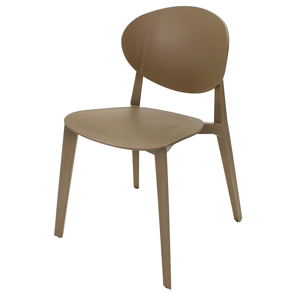 Silla Comercial para Terraza - KINGSTRONG MASSA SILL0025225 - Varios Colores - Asiento y Respaldo en Polipropileno - SILL0025225 - Mundo In - NOGAL BEAT - Silla Comercial Exterior