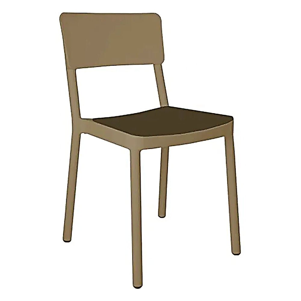 Silla Comercial para Terraza Protección UV - RESOL LISBOA - Varios Colores - Asiento Tapizado - 7204 - Resol - NOGAL BEAT - Silla Comercial Exterior