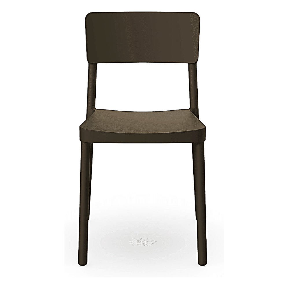 Silla Comercial para Terraza Protección UV - RESOL LISBOA - Varios Colores - Asiento y Respaldo en Polipropileno - 00814 - Resol - NOGAL BEAT - Silla Comercial Exterior
