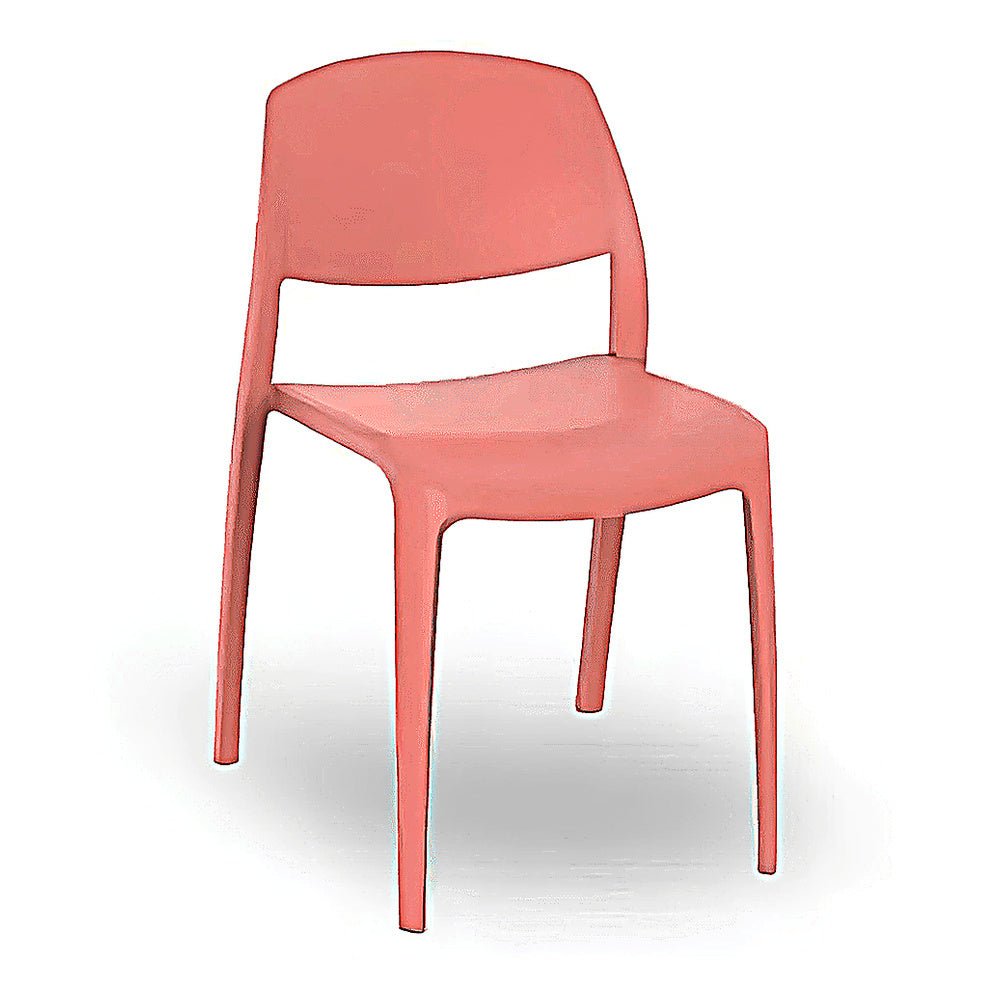 Silla Comercial para Terraza Protección UV - RESOL SMART - Varios Colores - Asiento y Respaldo en Polipropileno - 05368 - Resol - NOGAL BEAT - Silla Comercial Exterior