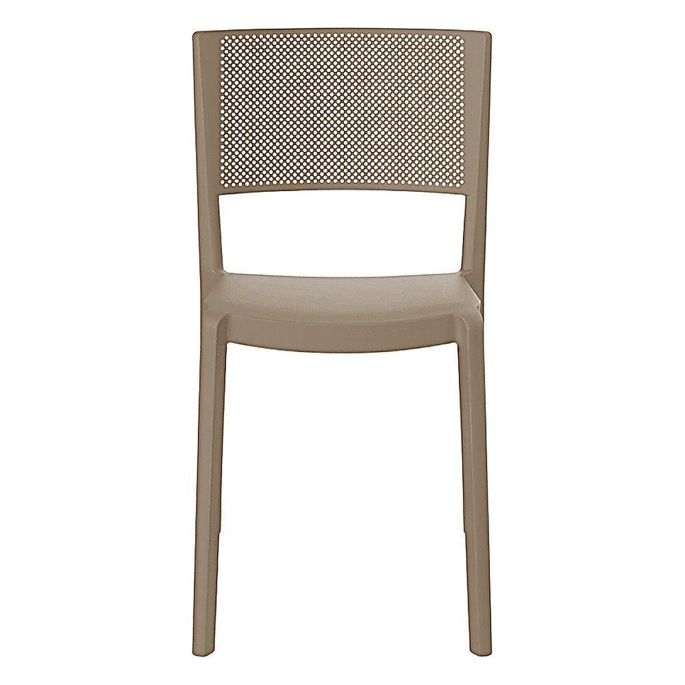 Silla Comercial para Terraza Protección UV - RESOL SPOT - Varios Colores - Asiento y Respaldo en Polipropileno - 01653 - Resol - NOGAL BEAT - Silla Comercial Exterior