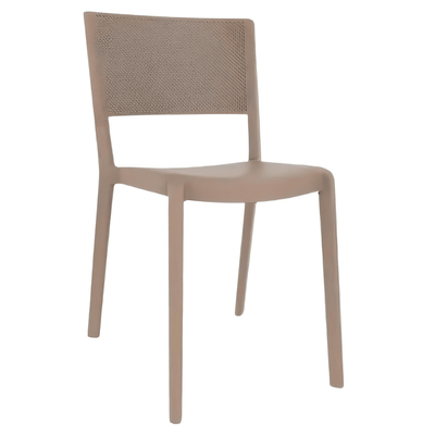 Silla Comercial para Terraza Protección UV - RESOL SPOT - Varios Colores - Asiento y Respaldo en Polipropileno - 01653 - Resol - NOGAL BEAT - Sillas